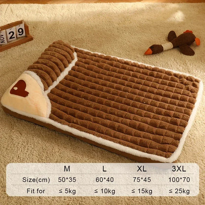 Pet Dog Bed Mat Protect Cervical Spine Detachable Dog House Indoor for Small Medium Large Dogs Bed Comfort Soft Pet Supplies