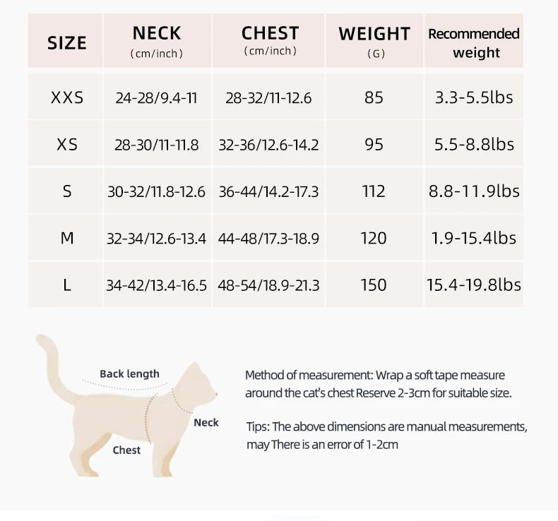 Cat Winter Small Dog Harness Leash Rabbit Plush Reflective Pet Harness Vest-Style Puppy Outdoor Dog Lead Walking Cat Windproof