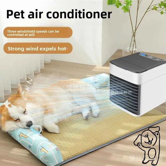 Pet Air Conditioner Cooling Artifact Small Mini Household Dog Cat Rabbit Fan Cooling Puppy Special Summer Pet Products