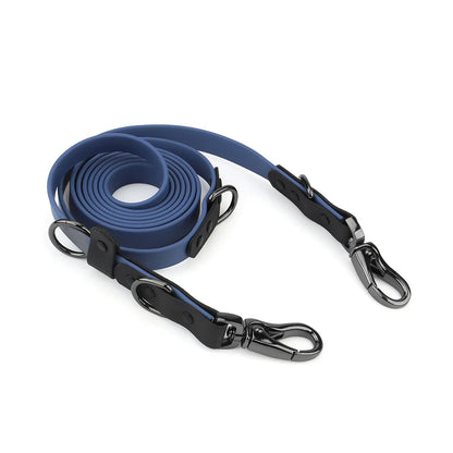 Waterproof Dog Leash with 2 Hooks for Walking,Adjustable for Traffic Control Safety Durable and Odor Proof for Medium Large Dogs