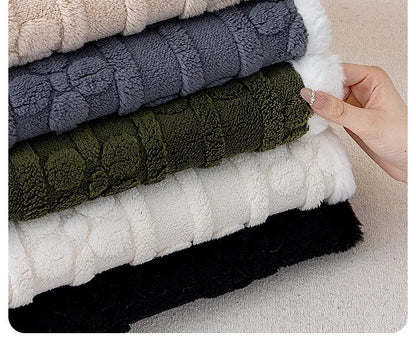 Thicken Plush Sofa Covers Winter Warm Universal Couch Mat Retro Style Anti-slip Sofa Seat Pad Decor for Living Room 방석쿠션