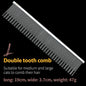 Fenice Professional Anti-Corrosion Grooming Comb For Dogs Cats Tapered Stainless Steel Pins Pet Grooming Supplies