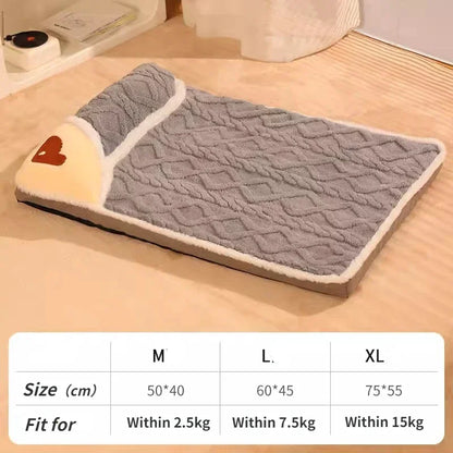 Pet Dog Bed Mat Protect Cervical Spine Detachable Dog House Indoor for Small Medium Large Dogs Bed Comfort Soft Pet Supplies