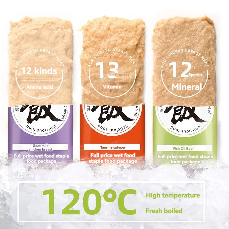 Dilisha cat meal cat staple food cat food adult cat kitten wet food package nutrition package fattening cat strips