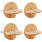 Wall-Mounted Cat Hammock Cat Climbing Stairs Solid Wood Cat Tree Tower Scratcher Rope Ladder Kitten House Indoor Cat Playground