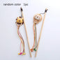1pc-Interactive cat wand with bells, cartoon animals, and wands - providing exercise and playtime fun for your cat-random color