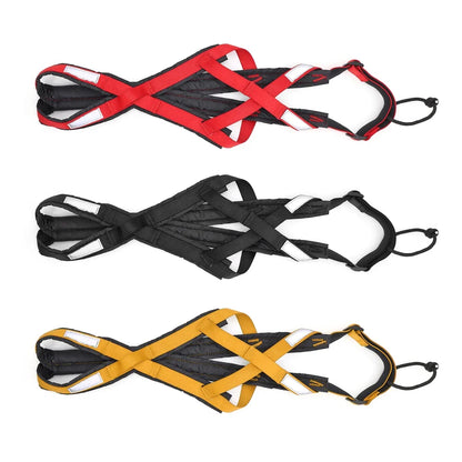 Sled Dog Pulling Car Leash Waterproof Night Reflective Dog Chest Harness Big Large Dog Weighted Rally Vest Pet Training Supplies