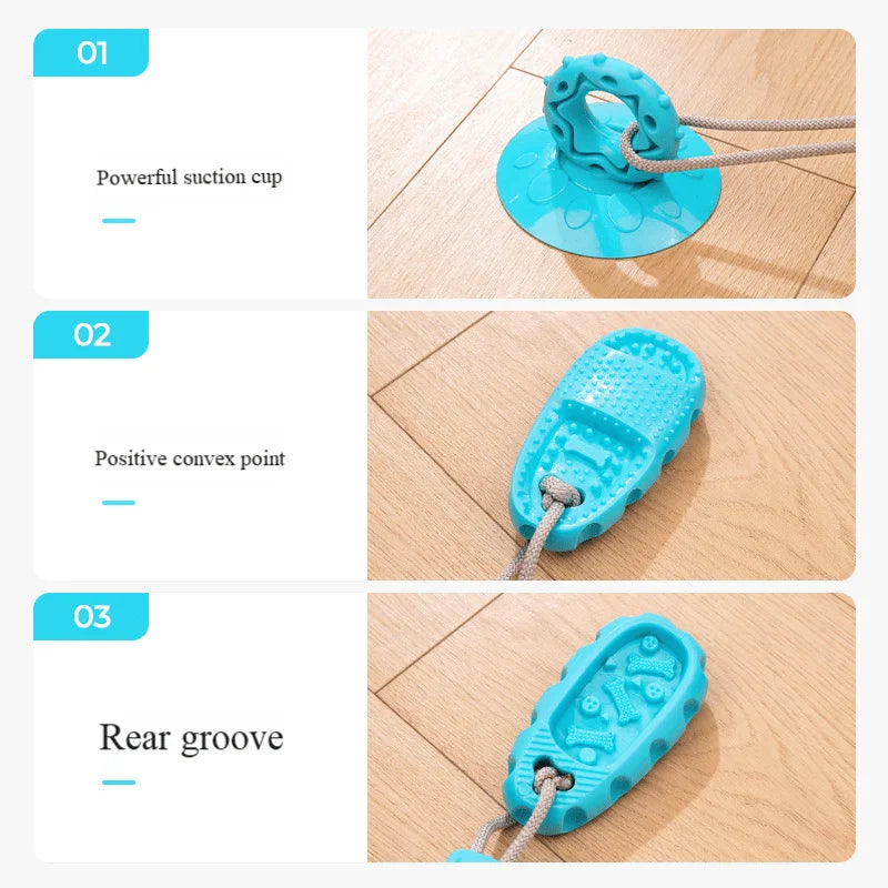 Suction Cup Slippers Ball Dog Resistant to Grinding Teeth Toys Self-Sex to Relieve Boredom of Physical Strength Pet Toys