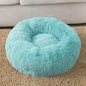 Round Cat Beds House Soft Long Plush Bed For Dogs Basket Pet Products Cushion Cat Bed Cat Mat Sleeping Sofa, Suitable For Winter