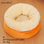 KEMORELA Ultra-Soft Plush round Pet Bed Washable Non-Slip Bottom Winter Cozy Design for Indoor Cats And Small/Medium Dogs