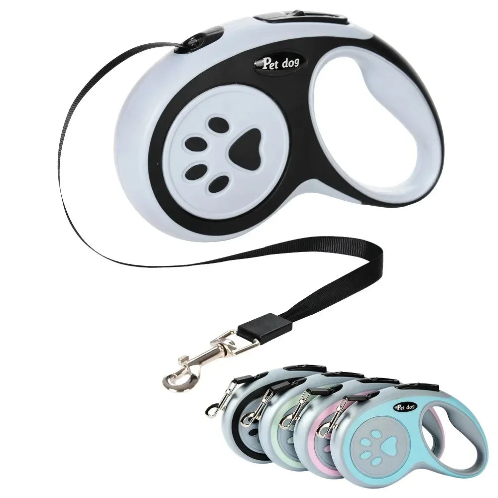 Cat telescopic leash overlength leash pet harnesses effort-saving handle safe walking the dog outdoors explosion-proof dog leash