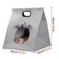 Felt Pet Nest Creative Breathable Collapsible Cat Bed House Warm Nest For Cat Portable Carrier Bag Outdoors