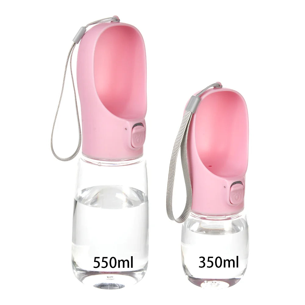 Portable Dog Water Bottle for Small Big Dogs Bowl Outdoor Walking Pet Travel Water Dispenser Feeder with Lanyard Puppy Supplies