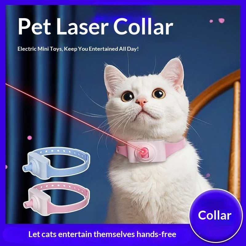 New Pet Toy Laser Pet Collar Cat Self-Entertainment Boredom Relief Cat Teaser Cat Laser Teaser Pen