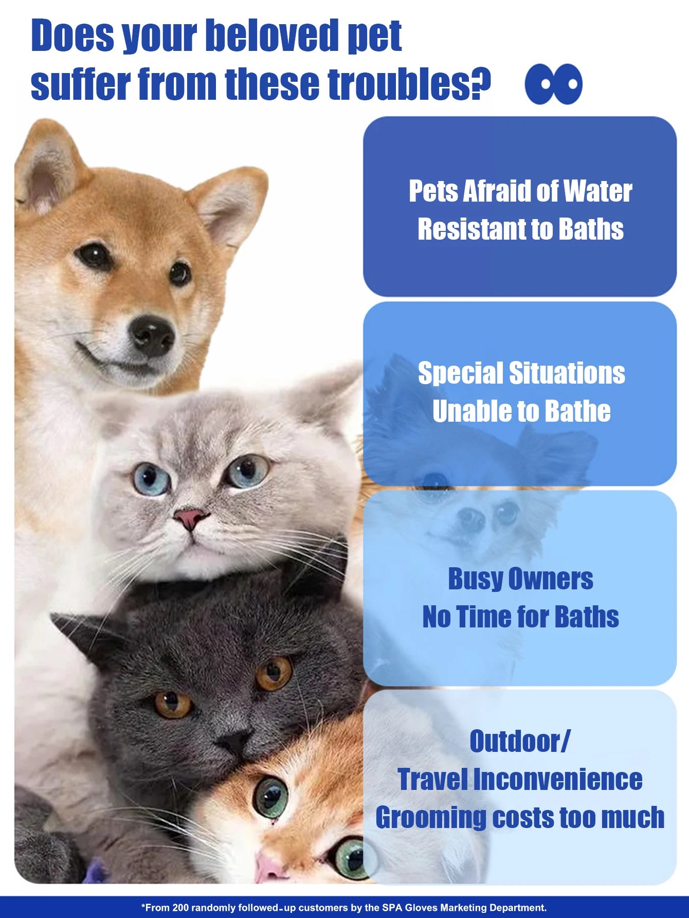 12 Pcs Pet Cleaning Gloves Waterless Bath Deodorizing Wipes Reusable Wash Mitts for Grooming Cats And Dogs Home Travel Use