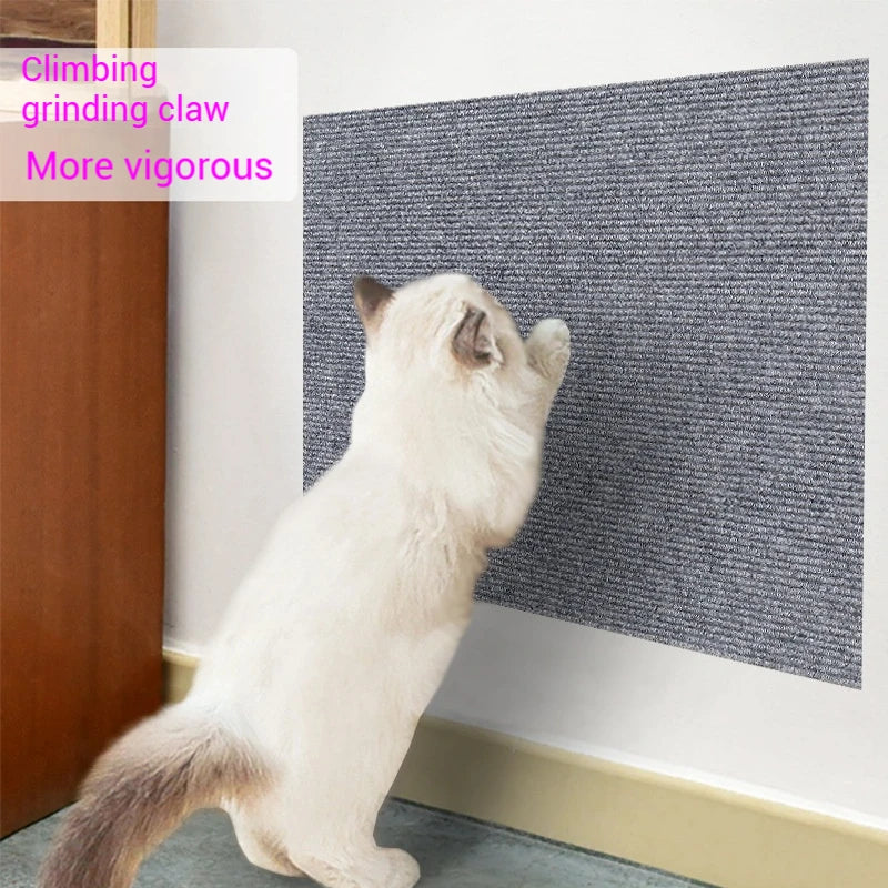 DIY Cat Scratching Post Sofa Protection Self-adhesive Carpet Cats Scratch Board Cats Toys Anti Cat Scratch Sofa Cat Crawling Mat
