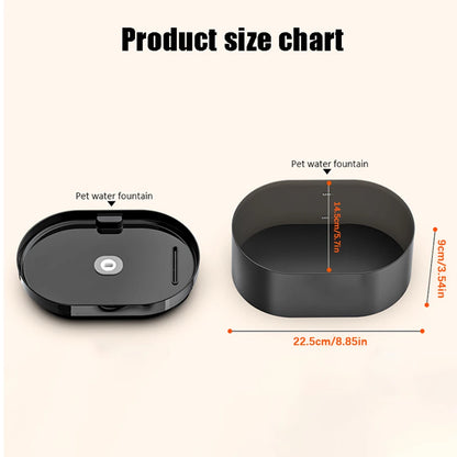 2.2L T-shaped Cat Water Fountain,Pet Water Dispenser With Filter,Dog Drinking Fountain For Cats,Ultra Quiet Water Pump