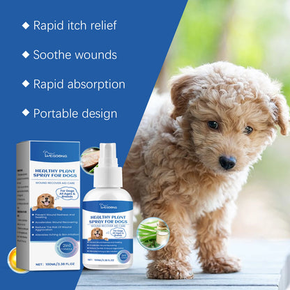 YEGBONG 100ML Dog Care Spray Gentle Cleaning Plant Extracts Skin Nourishing Vet Recommended Multi Purpose for All Breed All Life