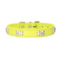 New Bone Leather Durable Pet Dog Collars Puppy Pug Collars for Small Large Dog Puppy Neck Collar GXQ13