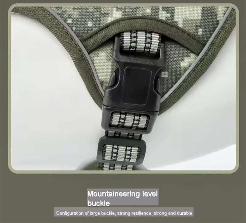 Reflective Dog Harness Tactical Training No Pull Medium Large Dog Vest Adjustable Safety Lead Military Running Pet Harnesses