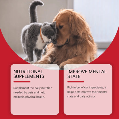 Nutritional Supplement Liquid Boost Pets' Immune System Suitable Dogs Cats Palatable Balanced Formula Gentle Absorbed Daily Care
