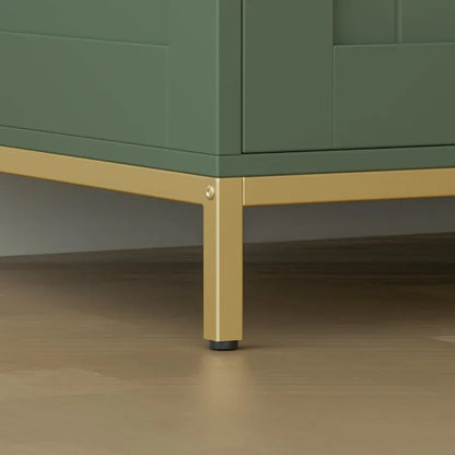 Modern Cat Litter Box Enclosure with Metal Frame for Indoor Use Pet Washroom Furniture Designed to Fit Most Litter Boxes Stylis