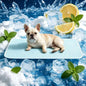 Dog Cooling Mat  Self Cooling Crate Pad for Bed, Floor, Car Travel Indoor Outdoor Summer Use Breathable Portable Washa