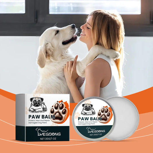 Paw Balm Repair Damaged Dog Paws Anti-Crack Increase Elasticity Strengthen Paw Health Reduce Dryness Moisturizing Pet Care 30g