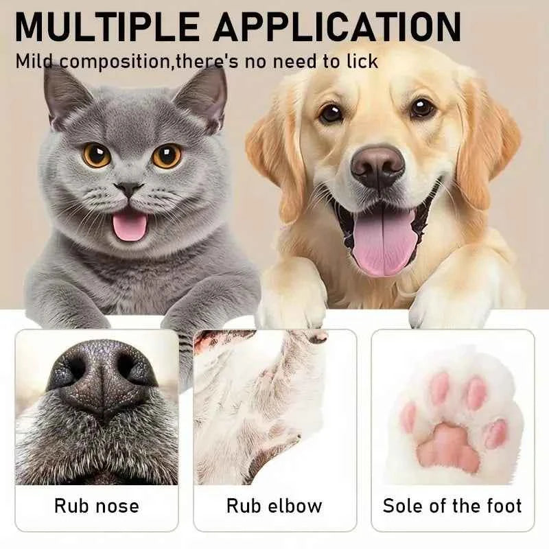 45g Pet Paw Care Cream Stick, Rich in Natural Plant Ingredients, Gently Moisturizes and Quickly Relieves Dry Paws, Cares for the Health of Pet Paws