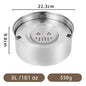 Big Capacity Stainless Steel Dog Cat Pet Floating Water Bowl No Spill Anti-Splash Dog Water Feeder Dispenser Bowl