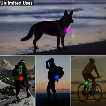 Dog Collar Light,Dog Lights for Night Walking, LED Pet Collar Light for Nighttime Clip on, Pet Walking Accessories, Random Color
