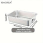 Large Litter Tray With Handles Durable Stainless Steel Litter Box Spacious Low Entry Design For Easy Access To Pet Accessories