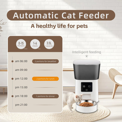 Smart Pet Feeder Automatic Cat Feeder Dog Slow Food Machine With Timed Quantitative Automatic Cat Food Dispenser Cat Dog Bowl