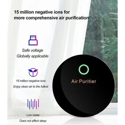 Air Purifier Negative Ion Filtration System Pet Carpet Bathroom Smoke Odor Deodorant Pet Odor Eliminator  Electronic Deodorizer