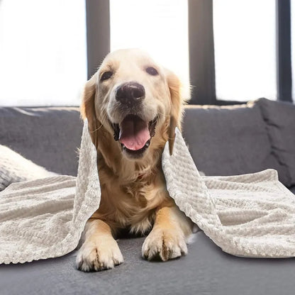 Soft Pet Blanket Plush Dog Sleeping Blanket Solid Color Washable Sofa Pad Portable Warm Cat Bed Blanket Home Carpet For Winter