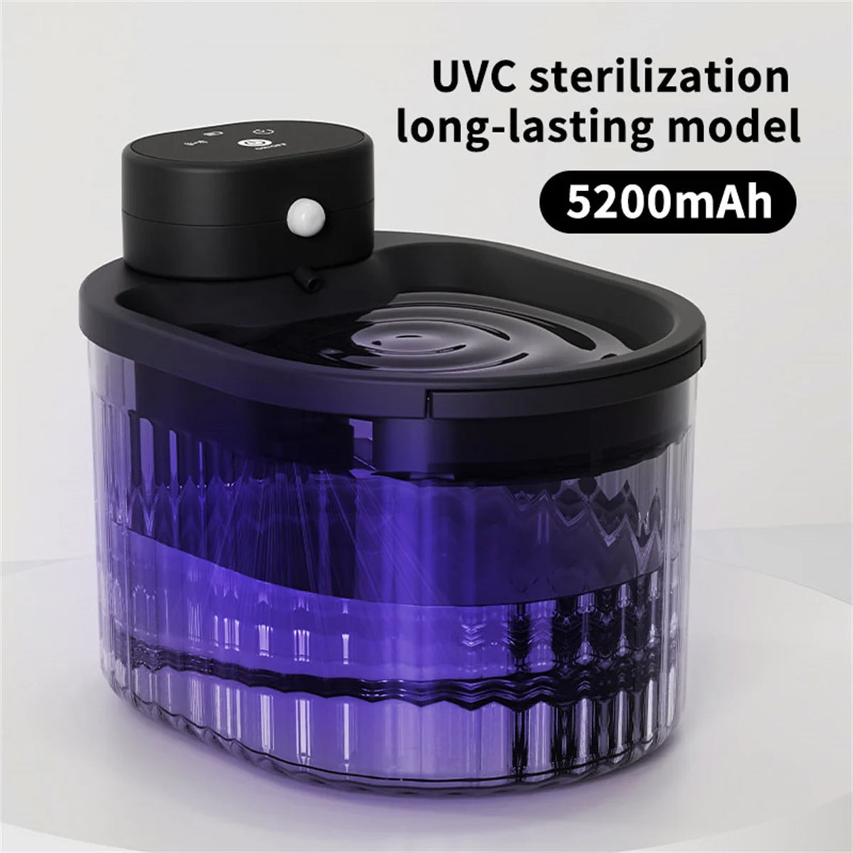 Cat Water Fountain Auto Recirculate Filter Large Capacity Filtring Cat Water Drinker Mute Cats Water Dispenser