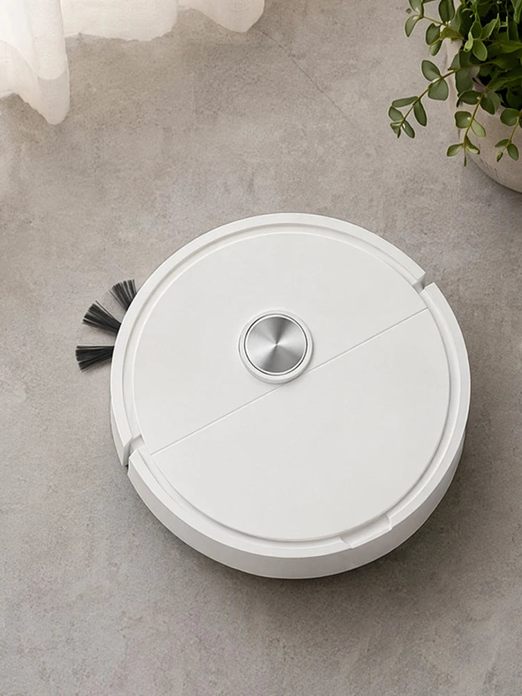3 In 1 Multi Function Sweeping Cleaners Lightweight Compact Car Robot Vacuum Automatic Obstacle Avoidance for Car&Home Cleanings