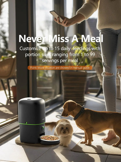Automatic Cat Feeder Camera Furpipi Pet Smart Cat Food Kibble Dispenser Tuya Control WiFi Auto Feeder For Cats Dog Accessories