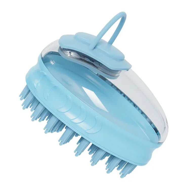 Pet Dog Cat Bath Brush 2-in-1 Pet SPA Massage Comb Soft Silicone Pet Shower Hair Grooming Cmob Dog Cleaning Tool Pet Supplies