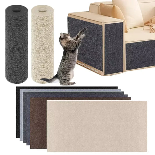 DIY Cat Scratching Post Sofa Protection Self-adhesive Carpet Cats Scratch Board Cats Toys Anti Cat Scratch Sofa Cat Crawling Mat