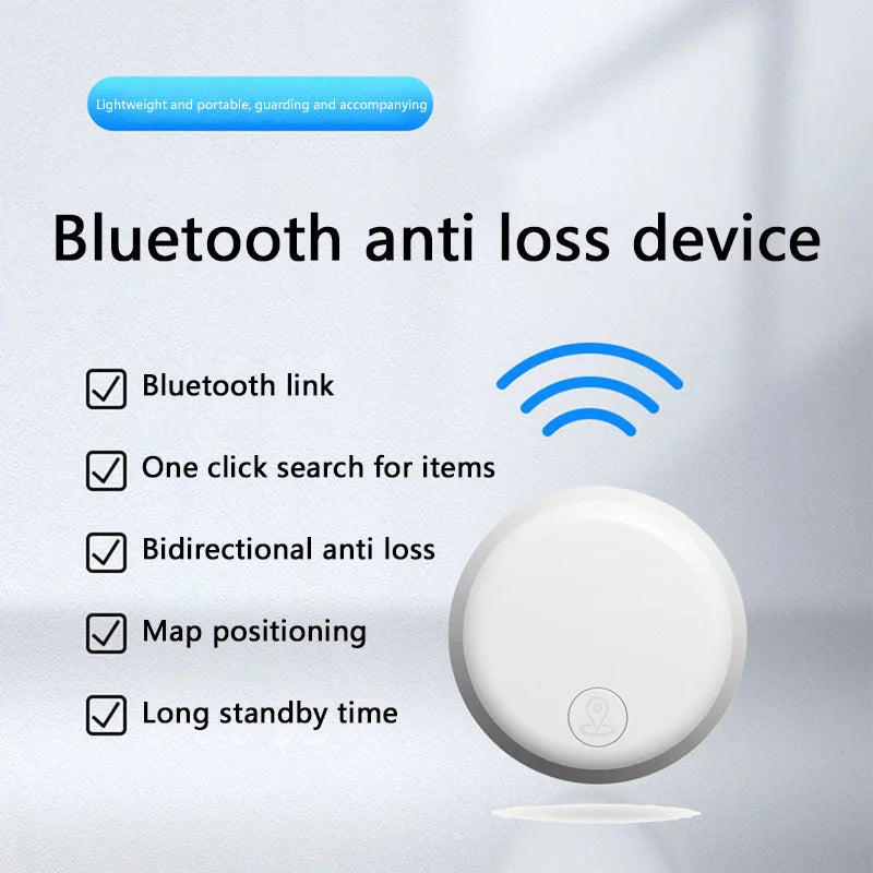 Mini Smart Anti-Lost Tracker Reminder For Pets Kids Bag Wallet 5G Bluetooth GPS Device Air Tag Finder Tracking Locator