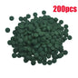 100pcs High Purity Spirulina Tablets Spiral Seaweed Enrichment Favorite Pets Food Fish Crystal Red Shrimp Fish Food Aquarium