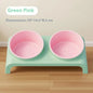 Food Feeders Pet Double Bowls Feeder Adjustable Height Cats Dogs Drinker Water Bowl Dish Elevated Feeding Supplies
