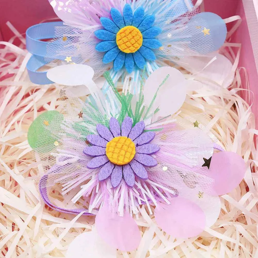 50pcs Fashion Lace Pet Dog Bowties For Dogs Puppy Grooming Decoration Samll Dog  Cat Bow Tie Collar Adjustable Pet Acceccories