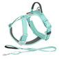 SMALL COMBINATION Large Dog Collar Harness and Leash Sets No pull Reflective Medium dog chest vest Pet German Shepherd Training