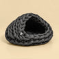 Cute Cat Bed Nest Small Dog Kennel Winter Thick House Weaving Pet Puppy Sleeping Bag Super Soft Cat Sleeping Bed Pet Cushion