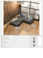 Dog Cage for Medium-Sized Dogs, Small Dogs, Indoor Teacup Dogs, Teddy, Labrador Villa Fence with Toilet, Dog Supplies