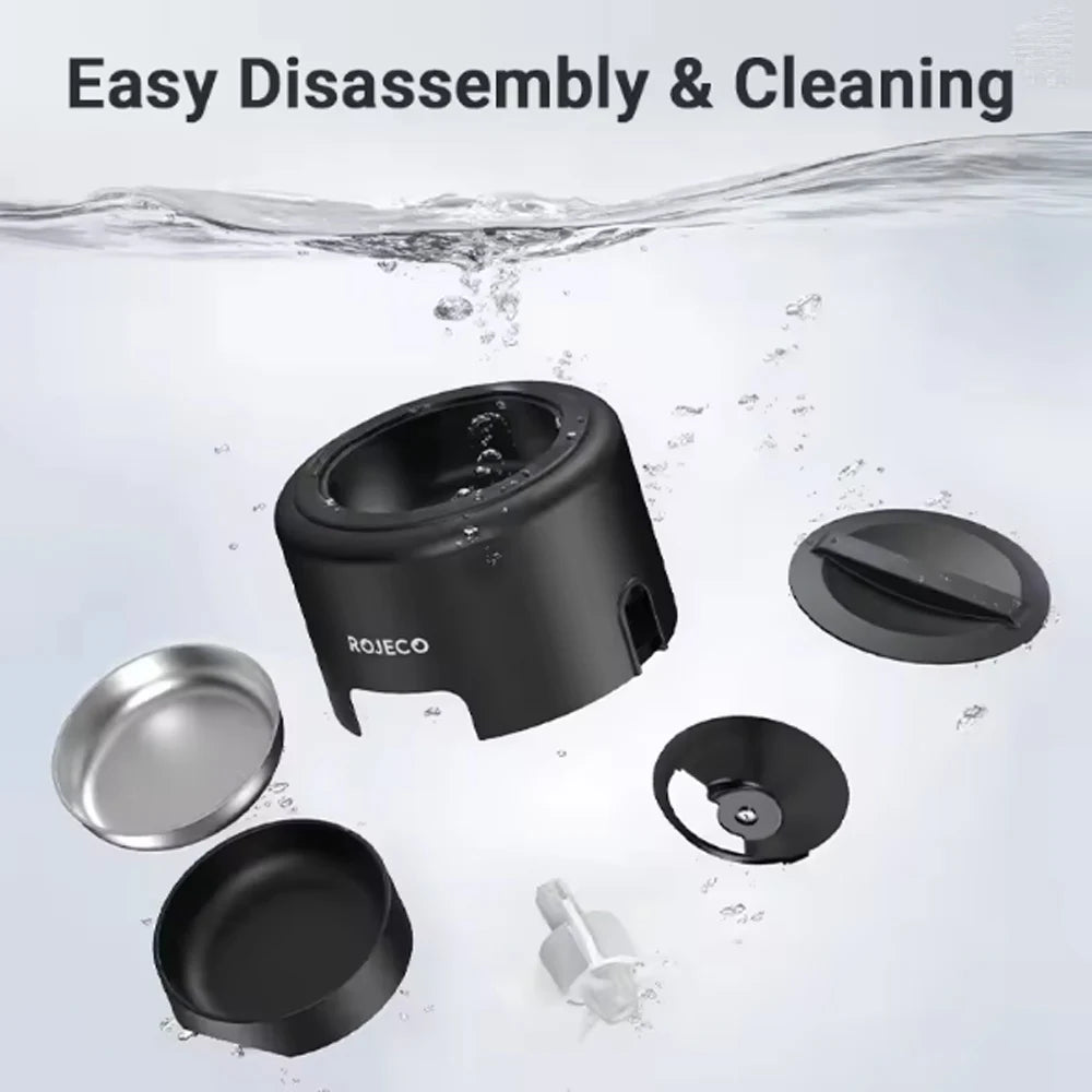 Smart Button WIFI APP And Video For Pets, Automatic Feeder For Cats and Dogs Bowl, Timed Operation, 2L Pet Feeder