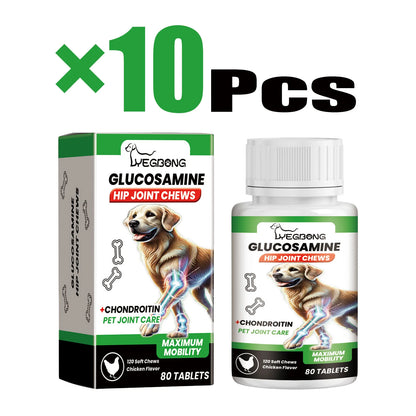 Pet Joint Care Tablets Various Nutrients for Dog Relieve Joint Discomfort Maintain flexibility Strengthen Bones Dog Supplies
