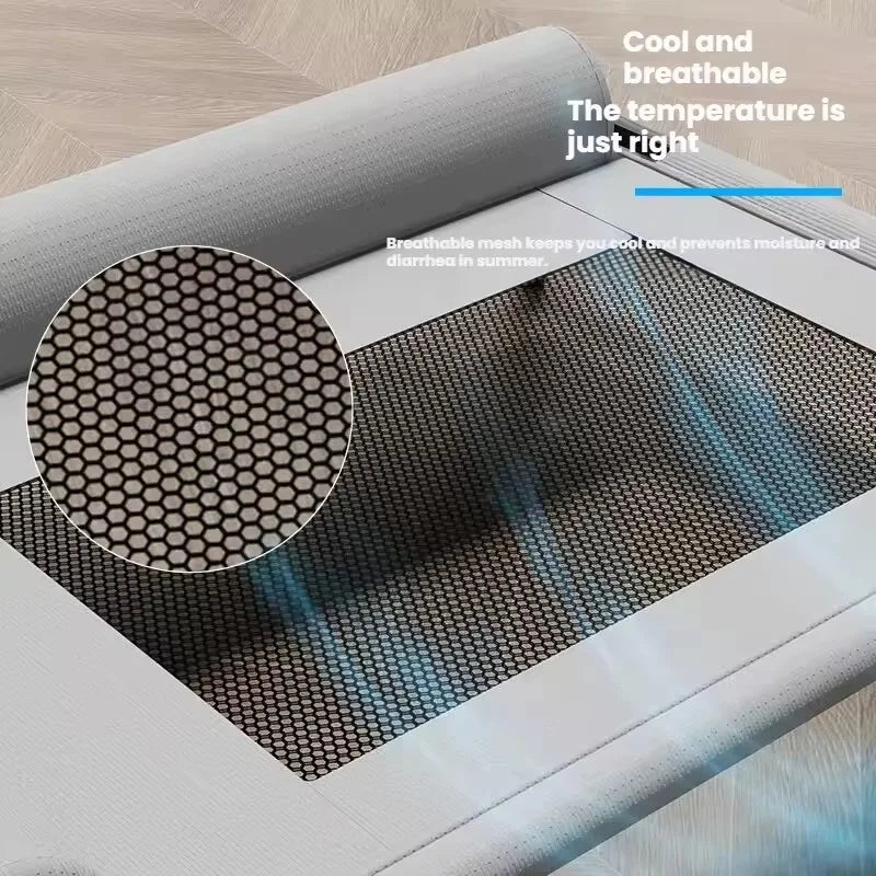 Elevated Cooling Pet Bed Breathable Dog Cot With Pillow Pad Four Seasons Use Moisture Proof Indoor Bed For Dogs And Cats